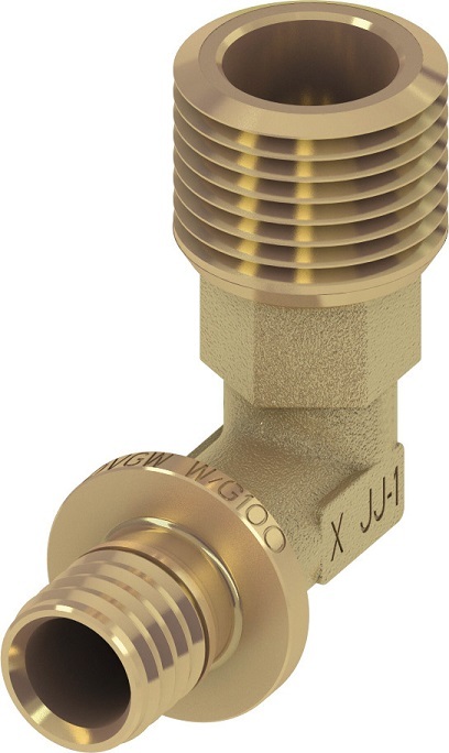 Уголок TECEflex 16x1/2" НР с наружной резьбой латунный соединительный (арт. 767516)