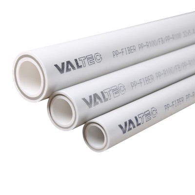 Полипропиленовая труба Valtec PP-FIBER 32 мм PN 25 армированная стекловолокном (VTp.700.FB25.32) 1 м