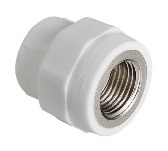 Муфта комбинированная Valtec 25х1/2" ВР с внутренней резьбой полипропиленовая (VTp.702.0.02504)
