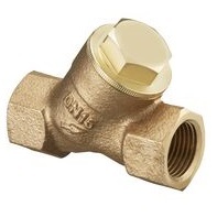 Фильтр сетчатый двойной Oventrop 3/4" 250 мкм Ду 20 бронзовый [1121006]