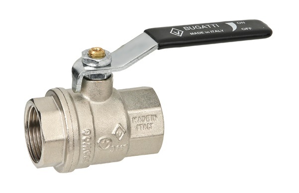 Кран шаровый Bugatti Oregon 301 1/2” ВР/ВР полнопроходной ручка-плоский рычаг