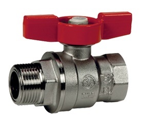 Кран шаровой Giacomini R854 3/4” НР/ВР полнопроходной ручка-бабочка