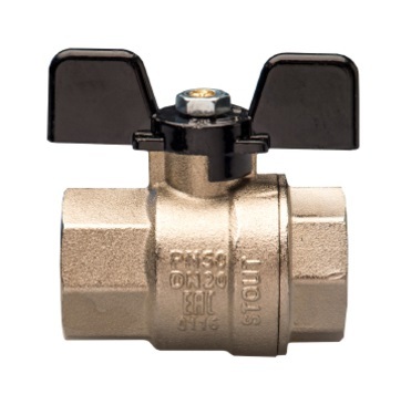 Кран шаровый Stout 3/4" ВР/ВР полнопроходной (ручка бабочка) SVB-0002-000020