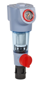 Honeywell F74CS-1"AA Фильтр с обратной промывкой. Сетка 100, на холодную воду, пластик, 1"