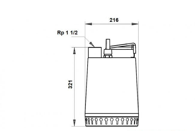 GRUNDFOS UNILIFT AP 12.40.04.1 ПОГРУЖНОЙ ДРЕНАЖНЫЙ НАСОС