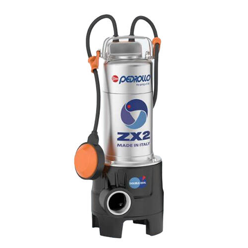 Насос фекальный Pedrollo ZXm 2/30 (0,55 кВт, Qmax 320 л/мин, Hmax 13 м, 1x230В, кабель 5 м)