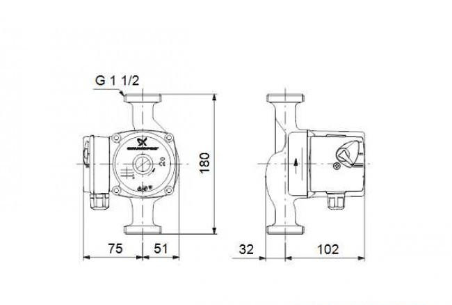 Насос UPS 25-40 N