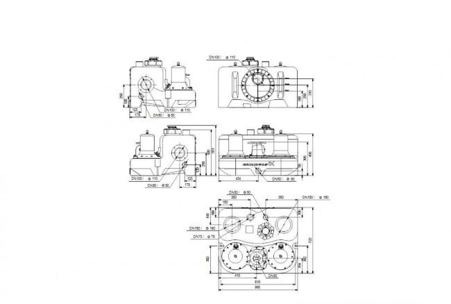 КАНАЛИЗАЦИОННАЯ НАСОСНАЯ УСТАНОВКА GRUNDFOS MD.15.3.4 3x400V