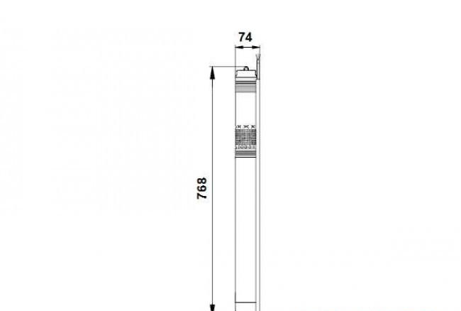 Скважинный насос GRUNDFOS SQE  1-65 0.70KW 1X200-240V 1.5M